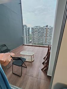 Balcony Image of 1787 Sq.ft 3 BHK Apartment / Flat for rent in Sanklecha The Metrozone, Indira Nagar Nashik for Rs. 45000