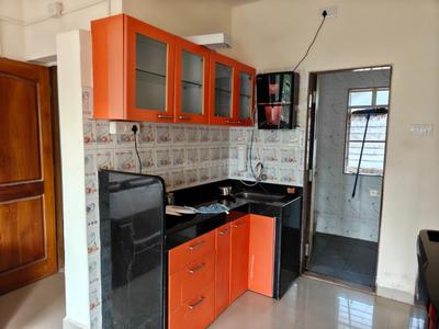 Kitchen Image of 600 Sq.ft 1 BHK Apartment / Flat for sale in Chamunda Pamela Palms, Anjuna Goa for Rs. 12500000