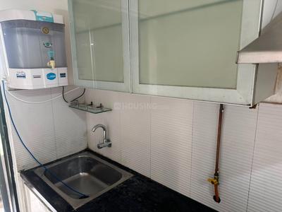 Kitchen Image of 760 Sq.ft 1.5 BHK Apartment / Flat for rent in Long Island, Charholi Budruk Pune for Rs. 19000