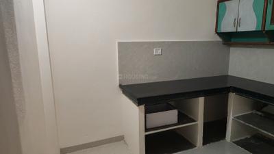 Kitchen Image of 600 Sq.ft 1 BHK Builder Floor for rent in Sukhliya Indore for Rs. 9500