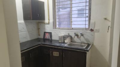 Kitchen Image of 890 Sq.ft 2 BHK Apartment / Flat for rent in Earthshastra Nariman Point, Mahalakshmi Nagar Indore for Rs. 15000