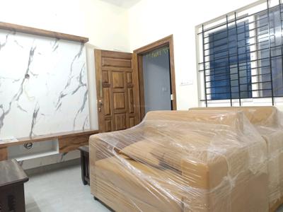 Living Room Image of 400 Sq.ft 1 BHK Builder Floor for rent in Amrutahalli Bengaluru for Rs. 28000