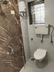 Bathroom Image of 1280 Sq.ft 3 BHK Apartment / Flat for rent in Kopar Khairane Navi Mumbai for Rs. 48000