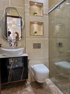 Common Bathroom Image of 1300 Sq.ft 4 BHK Apartment / Flat for sale in Hans Builders Floor, Uttam Nagar New Delhi for Rs. 13000000