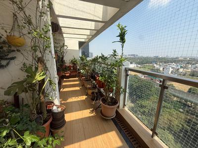 Balcony Image of 3350 Sq.ft 3.5 BHK Apartment / Flat for rent in Landmark Garden, Kalyani Nagar Pune for Rs. 200000