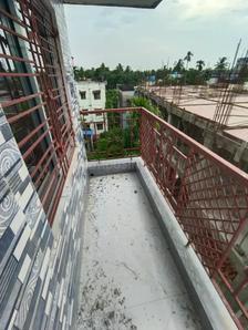 Balcony Image of 1090 Sq.ft 3 BHK Apartment / Flat for sale in Airport Gate No 2 Kolkata for Rs. 4578000
