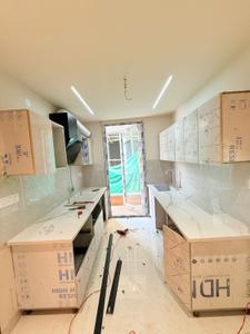 Kitchen Image of 1000 Sq.ft 3 BHK Builder Floor for sale in Rajpur Khurd Extension New Delhi for Rs. 6500000