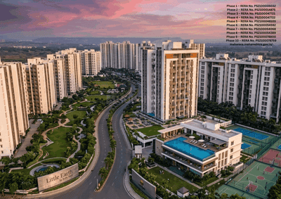 Image of 1161 Sq.ft 2.5 BHK Apartment / Flat for sale in Kolte Patil Little Earth, Kiwale, Pune for Rs. 8000000