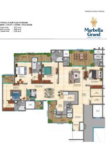 Image of 3096 Sq.ft 4 BHK Apartment / Flat for sale in SRG Marbella Grand, Sector 82, Mohali for Rs. 41500000
