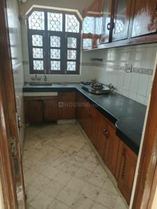 Kitchen Image of 900 Sq.ft 2 BHK Builder Floor for rent in Sector 15 Sonipat for Rs. 22000