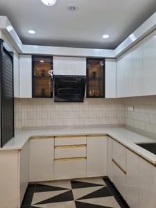 Kitchen Image of 1000 Sq.ft 3 BHK Apartment / Flat for sale in S K The Precious Floors by S K Construction Delhi, Dwarka Mor New Delhi for Rs. 7600000