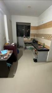 Kitchen Image of 666 Sq.ft 1 BHK Apartment / Flat for rent in Kalp Capitol Flora And Capitol Icon 2, Sargasan Gandhinagar for Rs. 18500