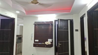 Living Room Image of 750 Sq.ft 2 BHK Builder Floor for rent in Burari New Delhi for Rs. 15500