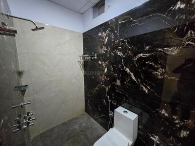 Bathroom Image of 500 Sq.ft 1 RK Independent House for rent in Nijampur Malhaur Lucknow for Rs. 4500