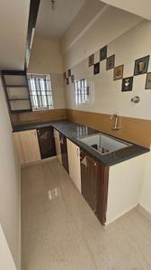 Kitchen Image of 450 Sq.ft 1 BHK Builder Floor for rent in Kasavanahalli Bengaluru for Rs. 20000