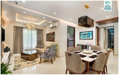 Hall Image of 1721 Sq.ft 3 BHK Apartment / Flat for sale in Motiaz Blue Ridge, Peer Muchalla Zirakpur for Rs. 11500000