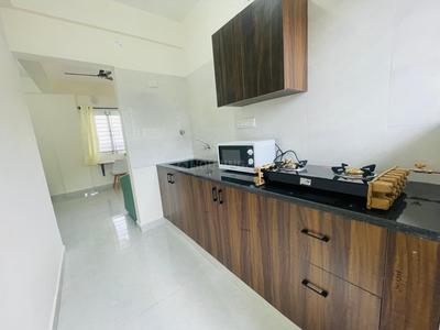 Kitchen Image of 700 Sq.ft 1 BHK Apartment / Flat for rent in Indira Nagar Bengaluru for Rs. 42000