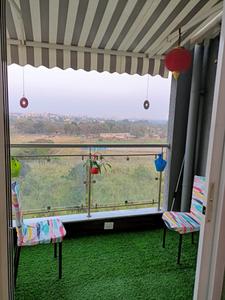 Balcony Image of 1300 Sq.ft 2 BHK Apartment / Flat for sale in Bhandari 7 Plumeria Drive, Punawale Pune for Rs. 12000000