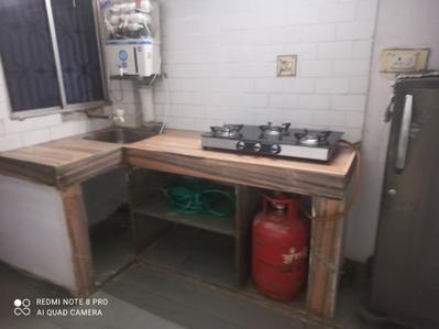 Kitchen Image of 960 Sq.ft 1 BHK Apartment / Flat for sale in Manjalpur Vadodara for Rs. 1800000