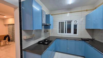 Kitchen Image of 2500 Sq.ft 4 BHK Apartment / Flat for rent in L And T Raintree Boulevard, Sahakara Nagar Bengaluru for Rs. 125000