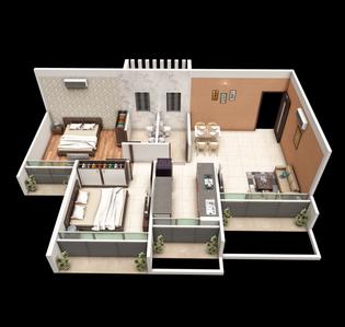 BHK 1105 Sqft Flat for sale at Panvel, Property ID 18431953