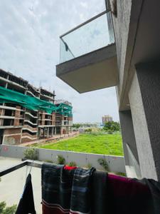 Balcony Image of 1470 Sq.ft 3 BHK Apartment / Flat for sale in Dwarkesh Opulence, Tragad Ahmedabad for Rs. 9850000