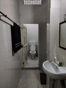 Bathroom Image of 500 Sq.ft 1 BHK Builder Floor for rent in Rajpur Khurd Extension New Delhi for Rs. 12000