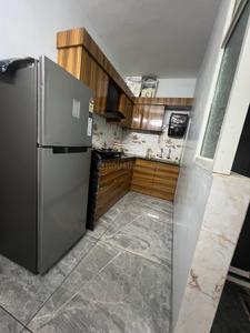 Kitchen Image of 600 Sq.ft 1 BHK Apartment / Flat for rent in JRK Ghanshyam Castle, Shri Nagar Indore for Rs. 18000