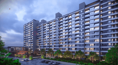 Image of 1493 Sq.ft 3 BHK Apartment / Flat for sale in Kiwale, Pune for Rs. 11000000