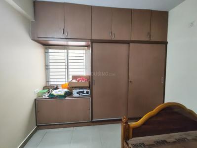 Bedroom Image of 1350 Sq.ft 3 BHK Apartment / Flat for rent in Nandi Manomay Meadows, Chikkalasandra Bengaluru for Rs. 30000