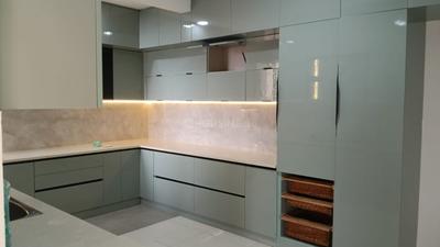 Kitchen Image of 1450 Sq.ft 3 BHK Apartment / Flat for rent in Global Techies Town, Thirupalya Bengaluru for Rs. 48000
