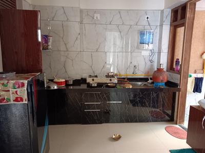 Kitchen Image of 700 Sq.ft 2 BHK Apartment / Flat for sale in Pramukh Arise, Sector 4 Gandhinagar for Rs. 6200000