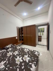 Bedroom Image of 600 Sq.ft 1 BHK Builder Floor for rent in Mahalakshmi Nagar Indore for Rs. 18000