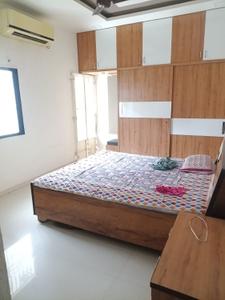Bedroom Image of 1500 Sq.ft 2 BHK Apartment / Flat for rent in  Ankur Society, Naranpura Ahmedabad for Rs. 23500