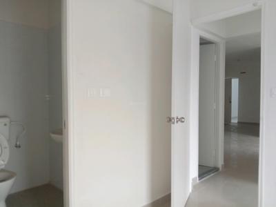 Bedroom Image of 690 Sq.ft 3 BHK Apartment / Flat for rent in Shapoorji Pallonji Shukhobrishti, New Town Kolkata for Rs. 18000