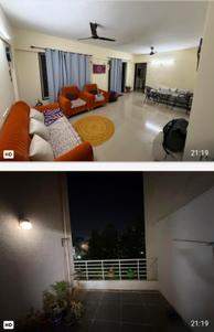 Balcony Image of 1165 Sq.ft 2 BHK Apartment / Flat for rent in Mittal Sun Universe, Narhe Pune for Rs. 24000
