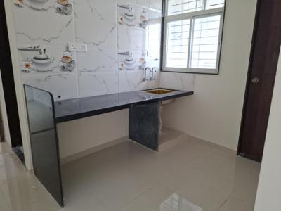 Kitchen Image of 680 Sq.ft 1 BHK Apartment / Flat for rent in Shama Audumber Residency, Pimple Nilakh Pune for Rs. 19000