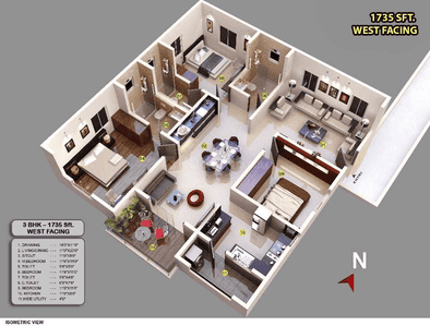 3 BHK Flat