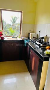Kitchen Image of 1500 Sq.ft 1 BHK Apartment / Flat for rent in  Tropical Dreams, Siolim Goa for Rs. 25000