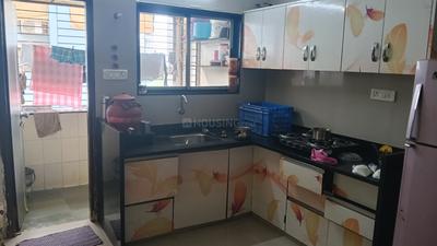 Kitchen Image of 1326 Sq.ft 2 BHK Apartment / Flat for sale in Mangalam Heights, Vesu Surat for Rs. 6000000