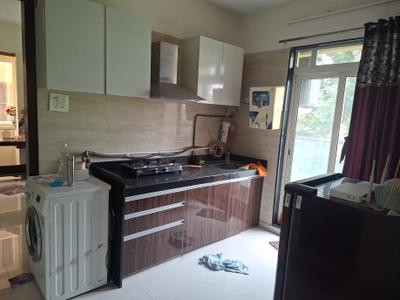 Kitchen Image of 600 Sq.ft 1 BHK Apartment / Flat for rent in Akshar Altorios, Hadapsar Pune for Rs. 32500