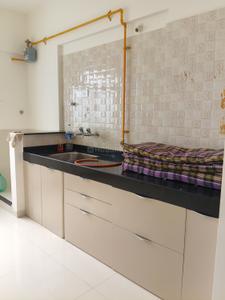 Kitchen Image of 812 Sq.ft 2 BHK Apartment / Flat for rent in Nyati Elan, Wagholi Pune for Rs. 21500