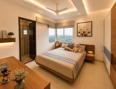 Bedroom Image of 1150 Sq.ft 2 BHK Apartment / Flat for sale in Kachana Raipur for Rs. 4336000
