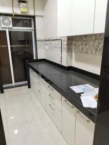 Kitchen Image of 600 Sq.ft 1 BHK Apartment / Flat for sale in Mulund East Mumbai for Rs. 10500000
