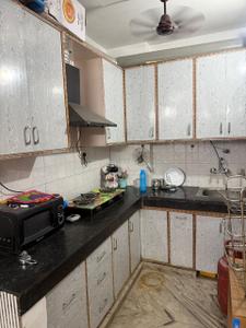 Kitchen Image of 620 Sq.ft 2 BHK Builder Floor for rent in Shiva Builders Floor lll, Dwarka Mor New Delhi for Rs. 17000