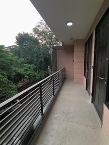 Balcony Image of 1440 Sq.ft 3 BHK Builder Floor for rent in Chittaranjan Park New Delhi for Rs. 81000