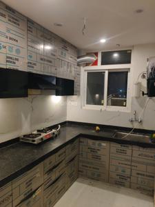 Kitchen Image of 957 Sq.ft 3 BHK Apartment / Flat for rent in Arya Shine, Shri Kishanpura Jaipur for Rs. 33000