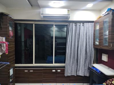 Bedroom Image of 690 Sq.ft 1 BHK Apartment / Flat for rent in Kavya Hill View, Kasarvadavali Thane for Rs. 16023
