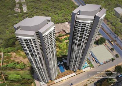 Image of 1050 Sq.ft 2 BHK Apartment / Flat for sale in Dynamix Parkwoods D5, Thane West, Thane for Rs. 13000000
