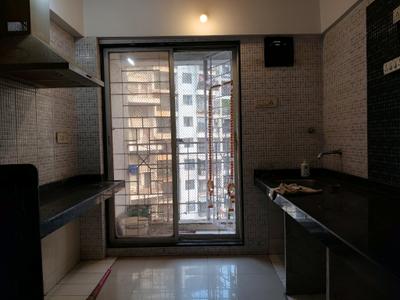 Kitchen Image of 600 Sq.ft 1 BHK Apartment / Flat for rent in Villa Peace Villa, Kharghar Navi Mumbai for Rs. 30000